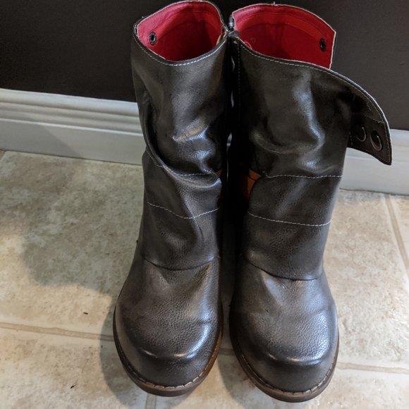 Grey winter boots - Picture 2 of 2